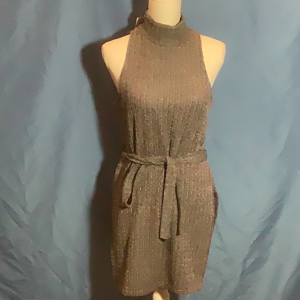 Zara Sleeveless Belted Top
